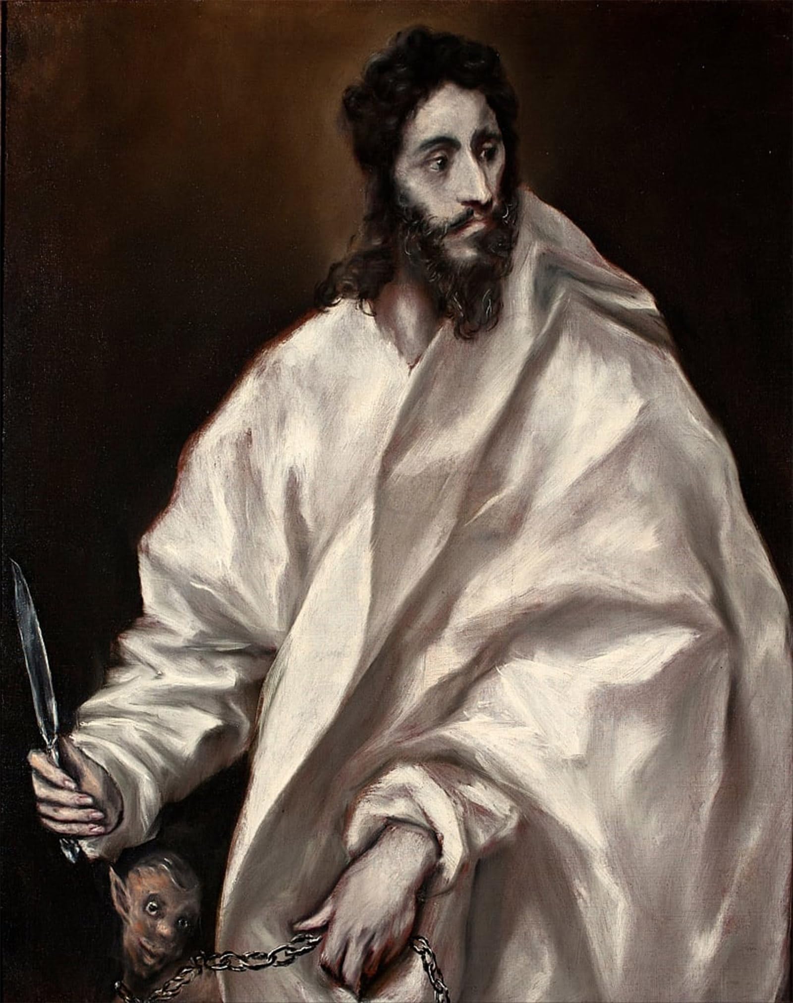 POSTERIIk Vintage Print Pop Art Landscape Artwork Saint Bartholomew by El Greco Art Prints for Office Home Decor 60x90cm
