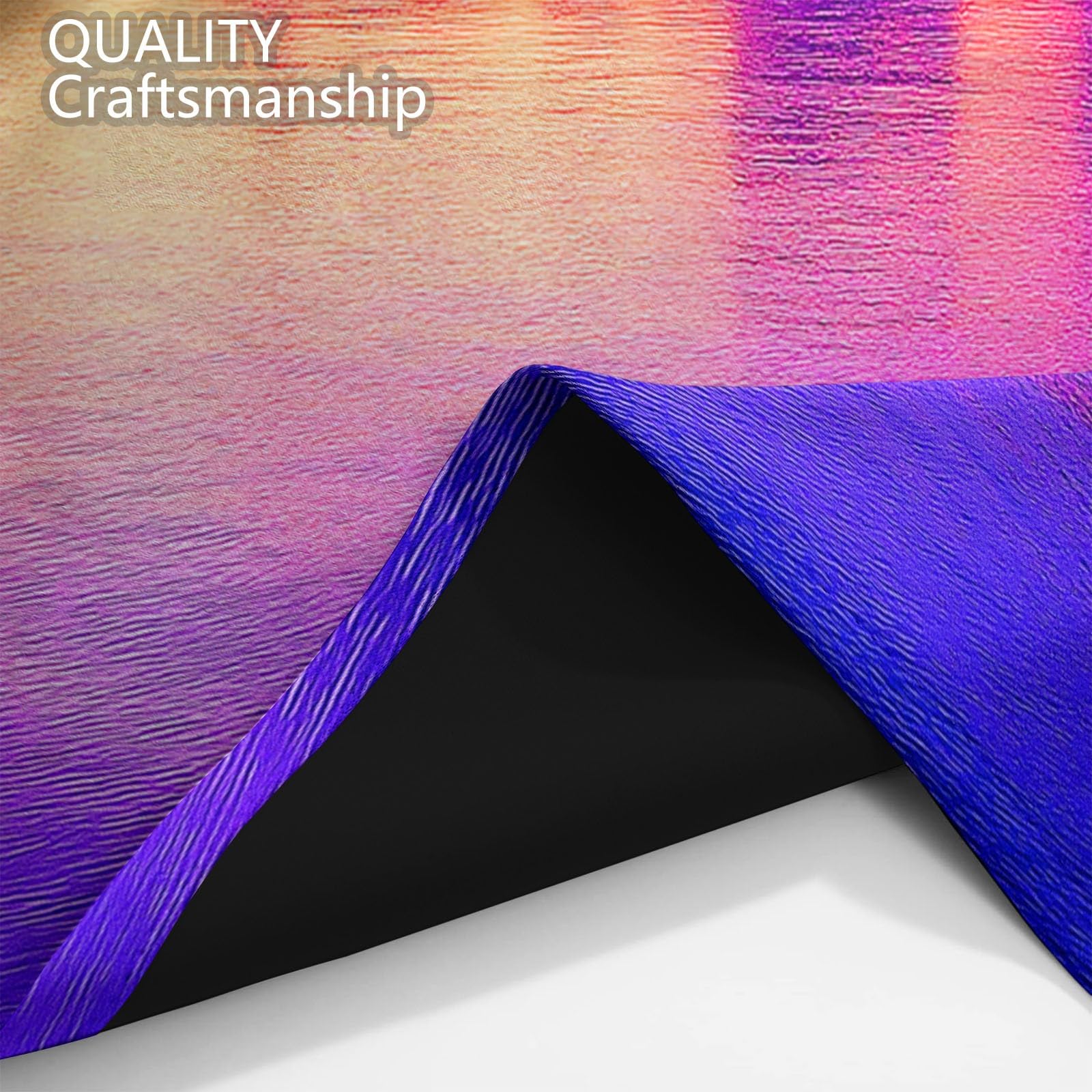 Rideau Occultant Paysages Naturels Nuages Et Ciel, Rideaux Isolant Thermiques et Phonique - Draperies Oeillets Anti Froid Violet pour Salon Chambre Fenêtre Décoration 110L x 215H cm 2 Panneaux