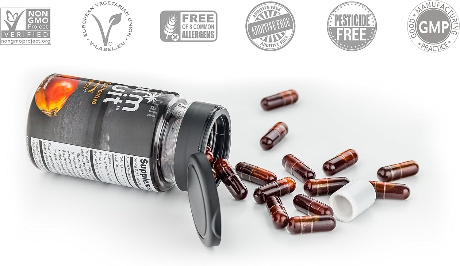 Palm Fruit - Anti-Aging Supplement for Skin Health, Hair Loss, & Free Radical Protection (60 Pills) : Health & Household