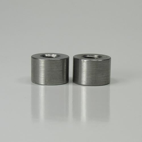 Miniatura 2 de Tapones de acero roscados rectos cortos de 3/8"-16 – Cantidad de 2 – Fabricado en los Estados Unidos – Piezas de fabricación DIY motocicleta Chopper