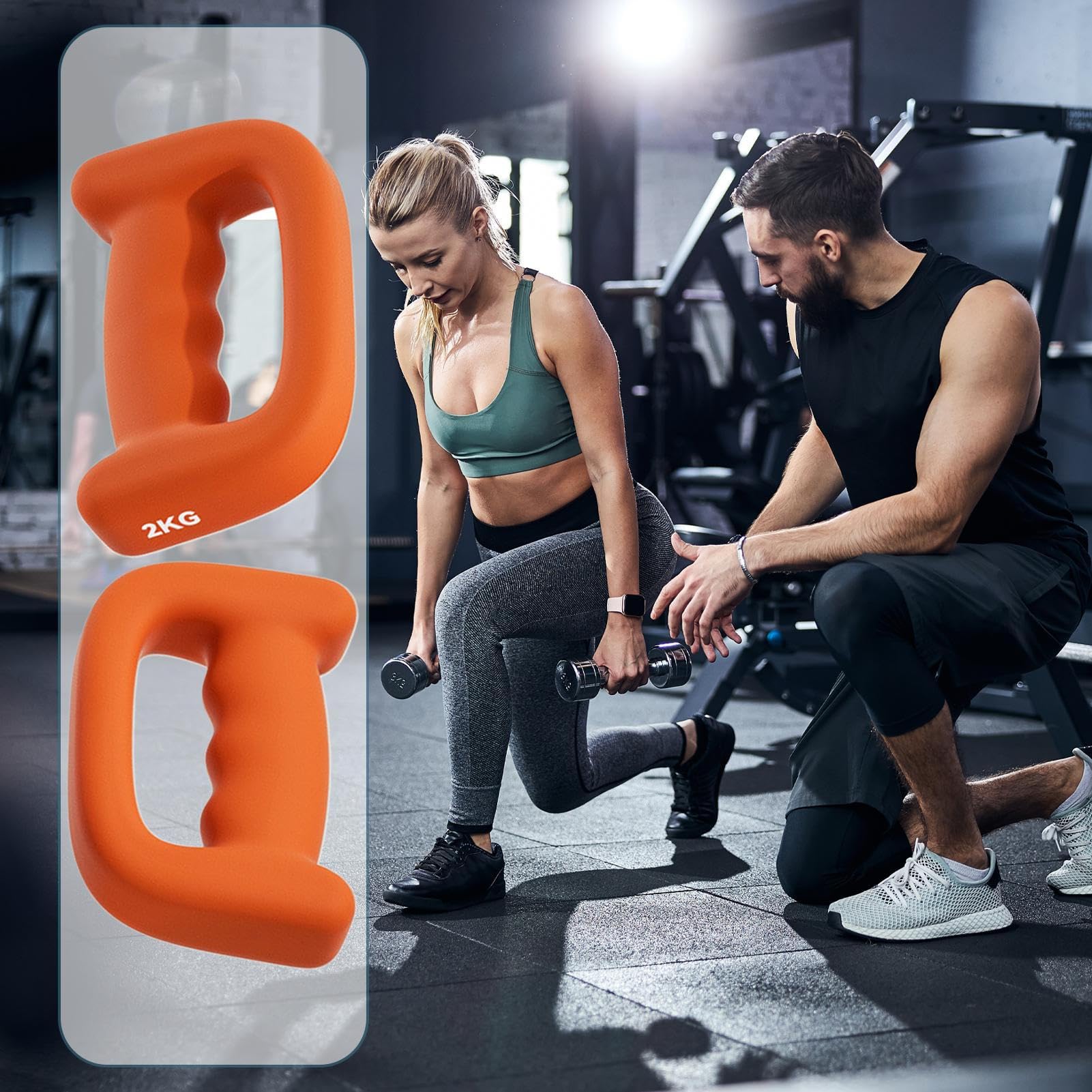 Zestaw hantli do ciężarków | zestaw hantli domowych | sprzęt do ćwiczeń i fitnessu dla początkujących na świeżym powietrzu profesjonalnego chodzenia po domu