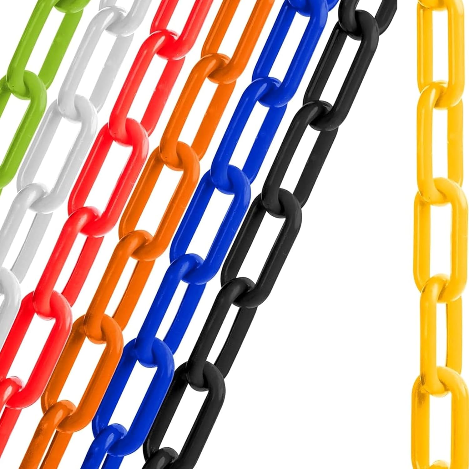 US Weight 2" x 100' Yellow Safety Chain