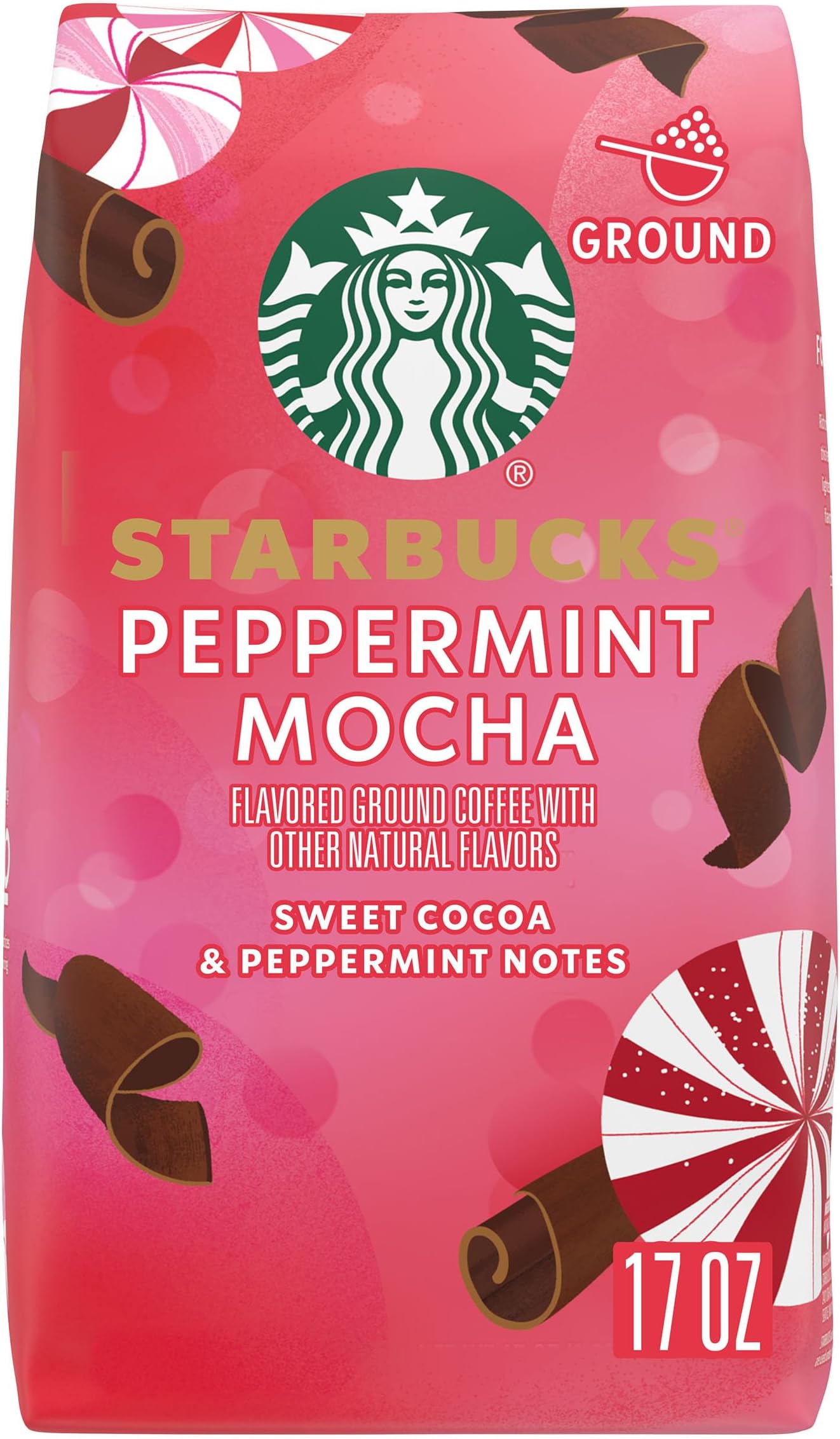 Starbucks Peppermint Mocha Flavored Ground Coffee