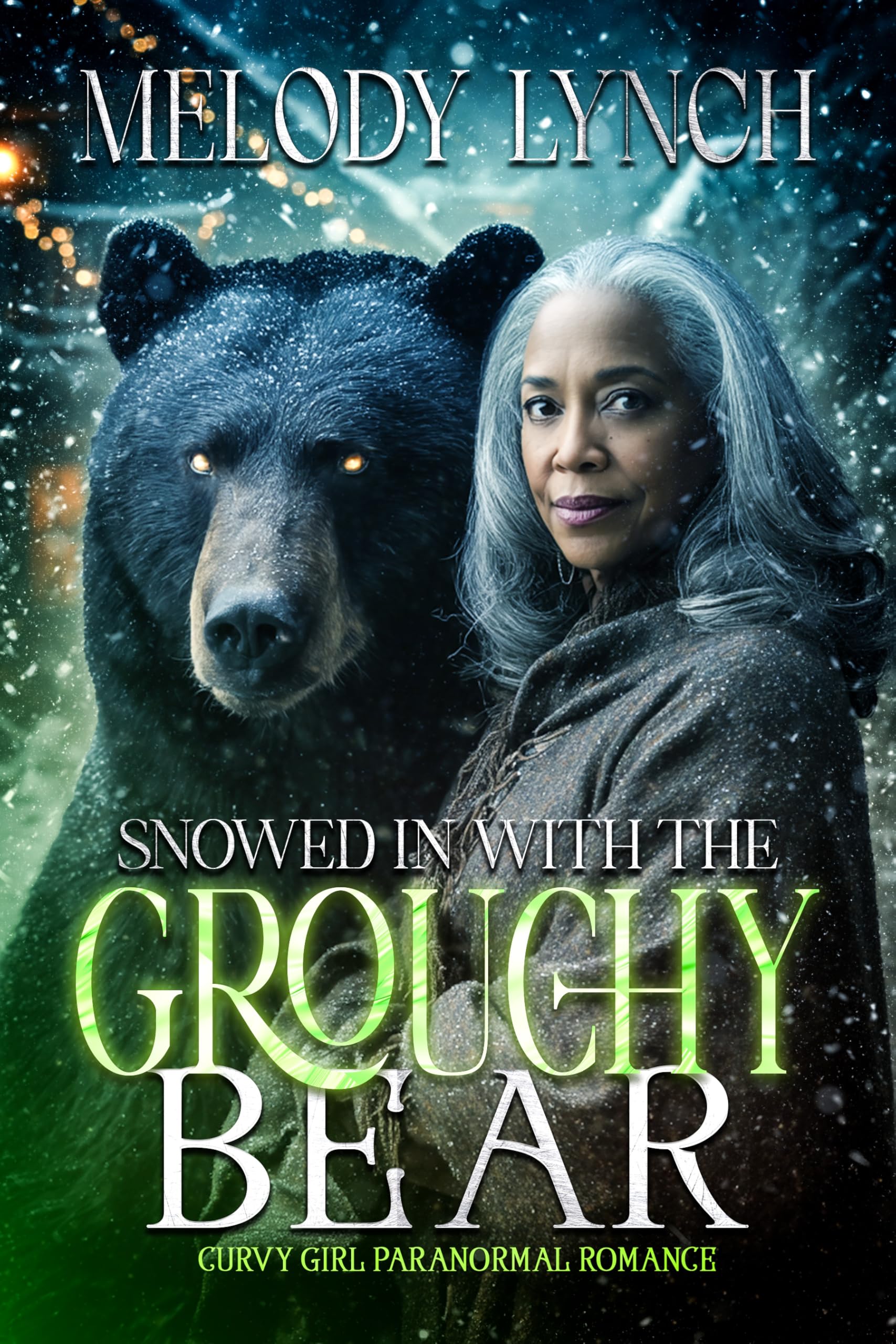 Snowed in with the grouchy bear: african american paranormal romance