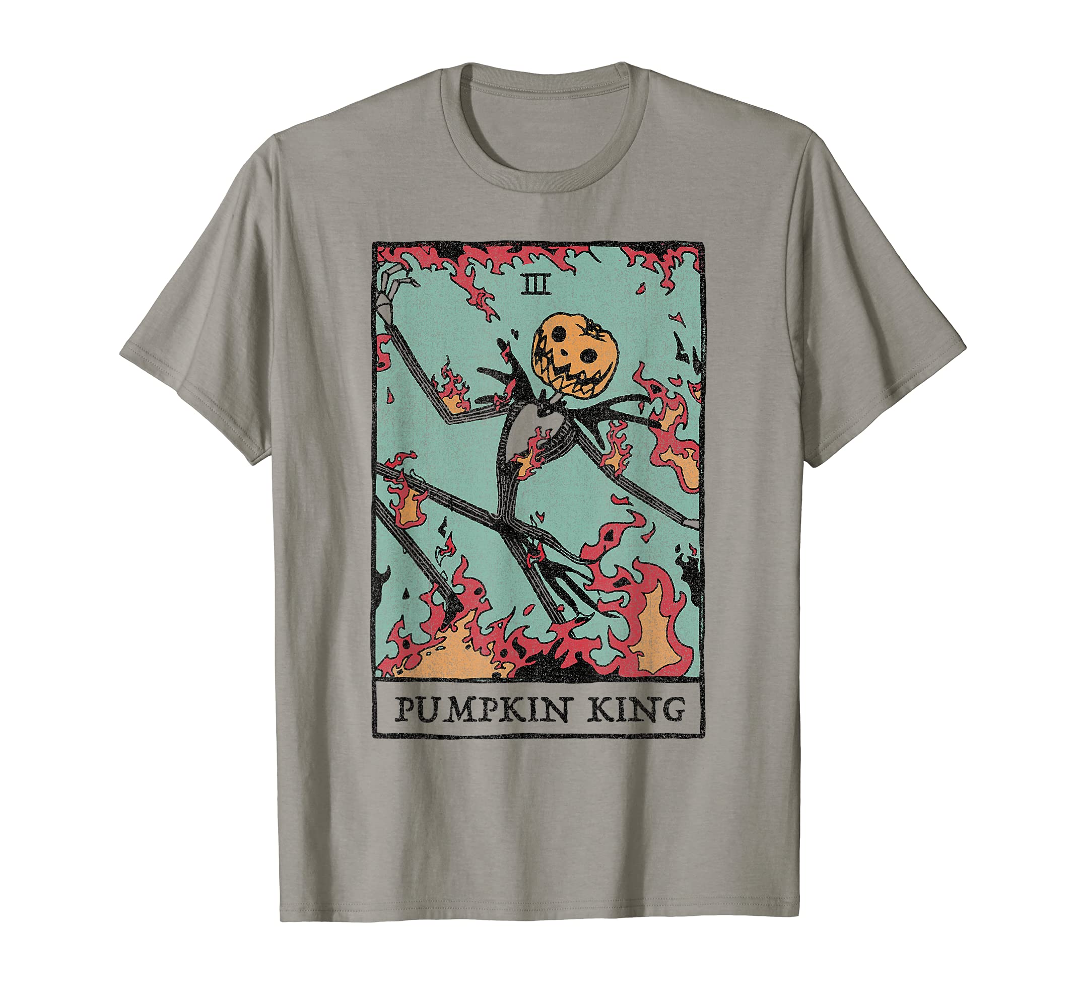 DisneyThe Nightmare Before Christmas Pumpkin King Tarot T-ShirtOEKO-TEX STANDARD 100