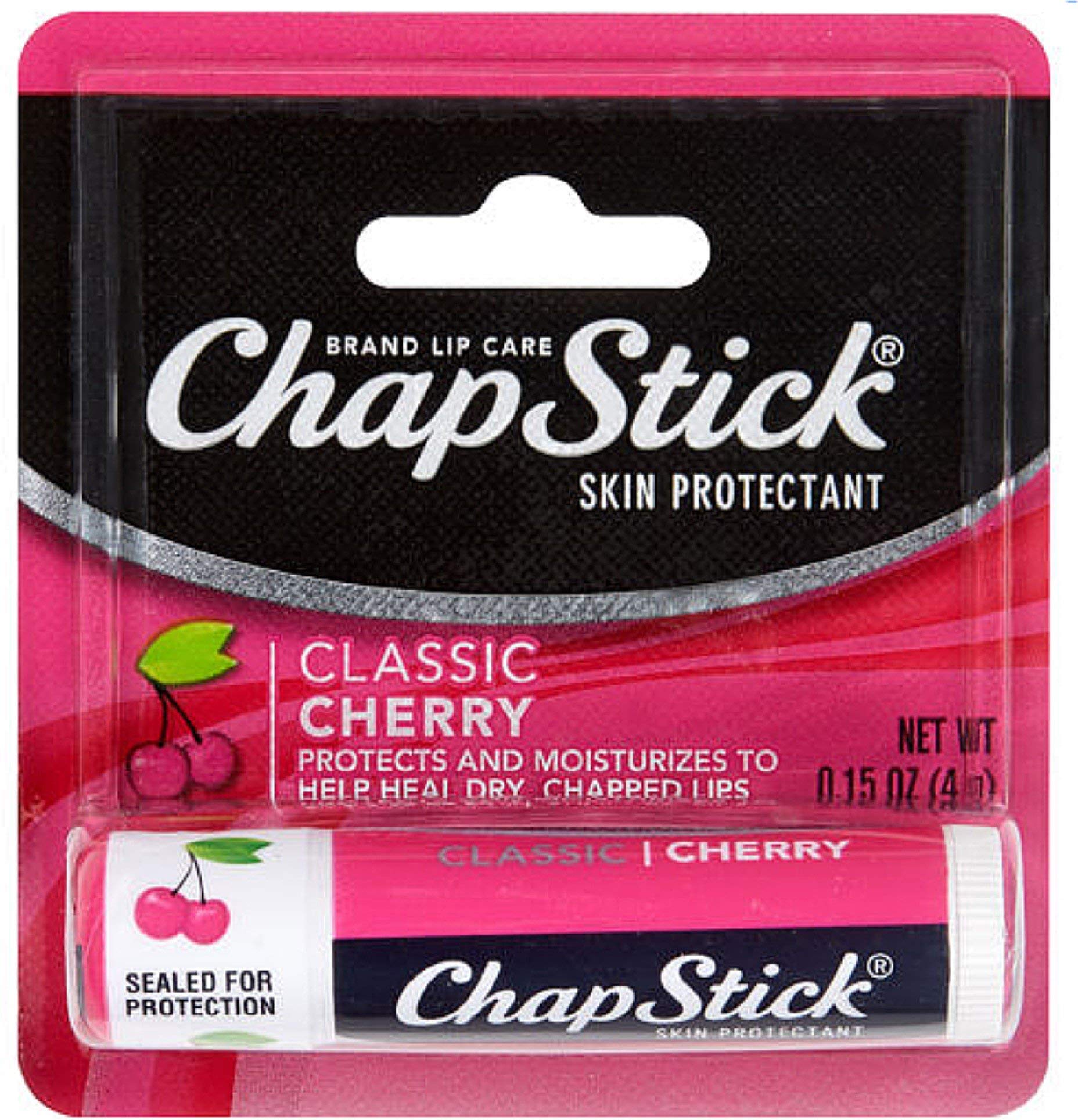 ChapStick Lip Balm Cherry 0 15 oz Pack of 10