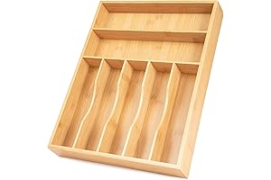 Bellsal 5 Drawer Organizer for Kitchen Drawers