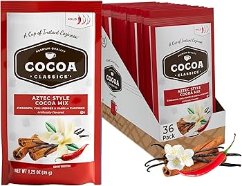 Amazon.com : Cocoa Classics Aztec Style Cocoa Mix, Cinnamon, Chili
