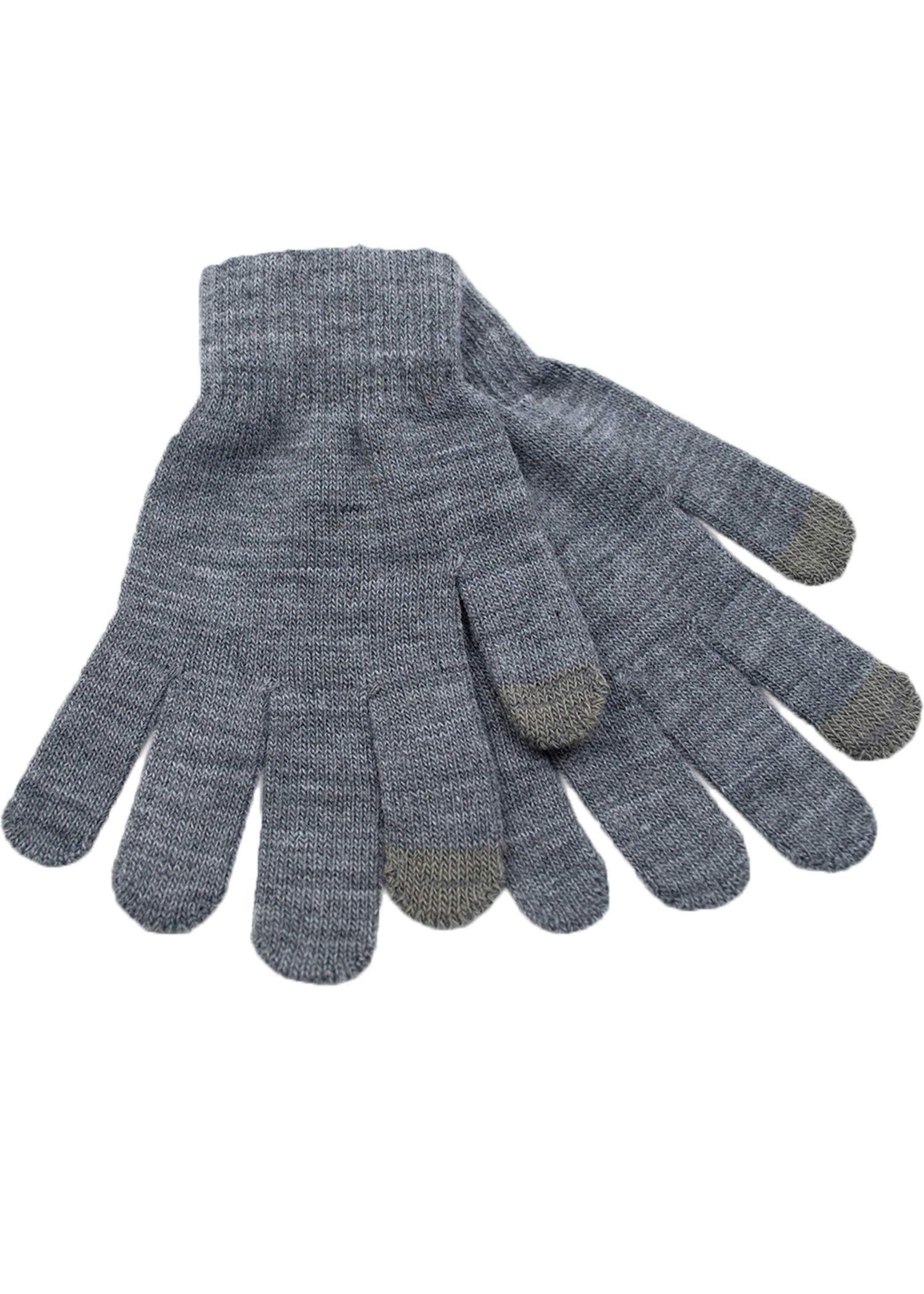 Ladies Touchscreen Gloves Compatible For Use With Iphone, Ipad, Ipod, Sat Navs And Other Touch Screen Devices (Grey)