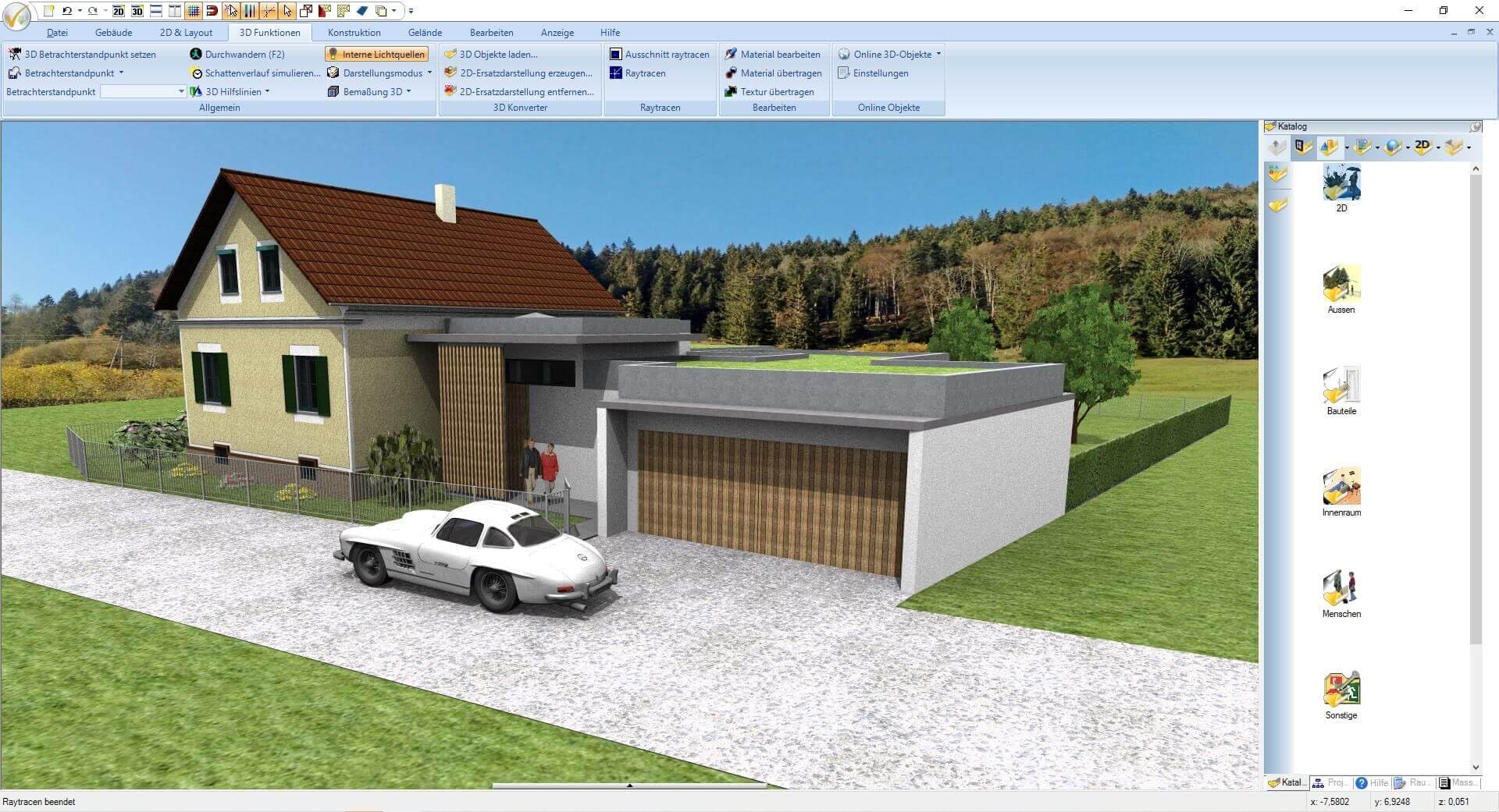 Ashampoo 3D CAD Architecture 14 – Leistungsstarke 2D/3D-CAD-Software für Hausplanung, Grundrisse und Architekturdesign | 1 Gerät | 1 Benutzer | PC Aktivierungscode per Product Key Card