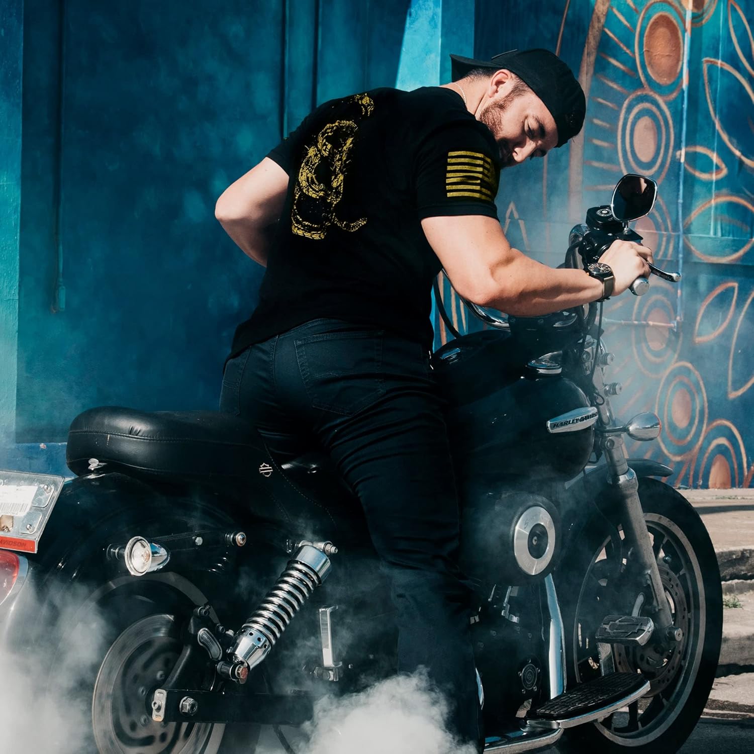 Grunt Style Gadsden Tracks Men's T-Shirt - Image 2