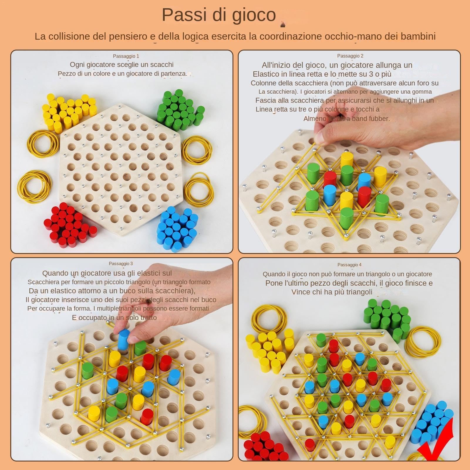 Gioco Di Scacchi A Triangolo A Catena - Gioco Di Scacchi Geometrico Con
