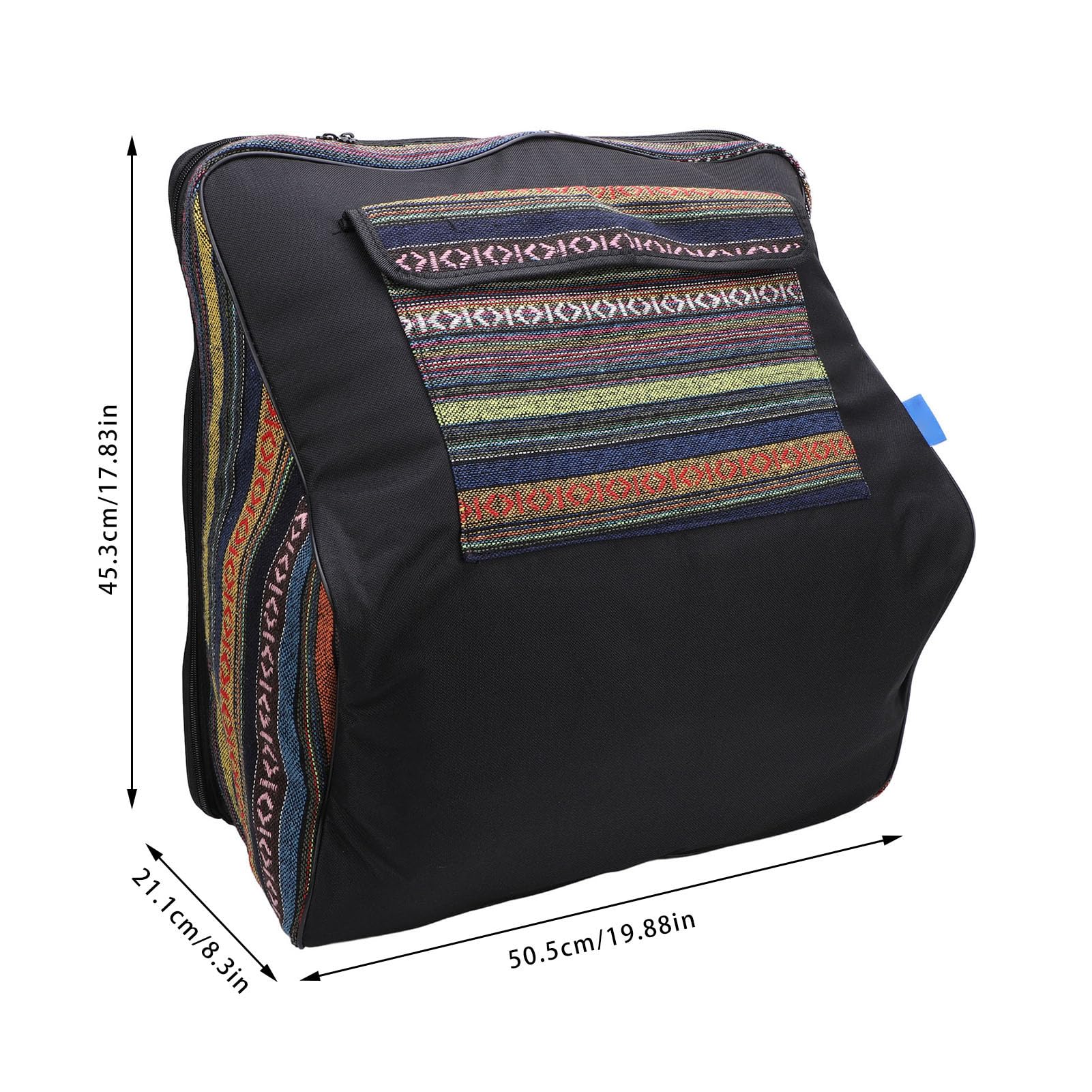 Akkordeon-Rucksack Wasserdichte Tasche aus Baumwollstoff 48-120 Bass Reisetasche