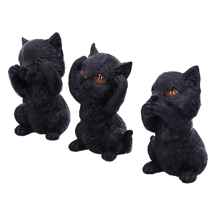 Dimmoire Evil Cat フードBlack＆White evicat-sticker.png?v=