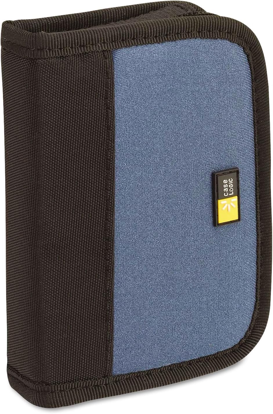 Case Logic JDS6BBK Media Shuttle, Holds 6 USB Drives, Blue