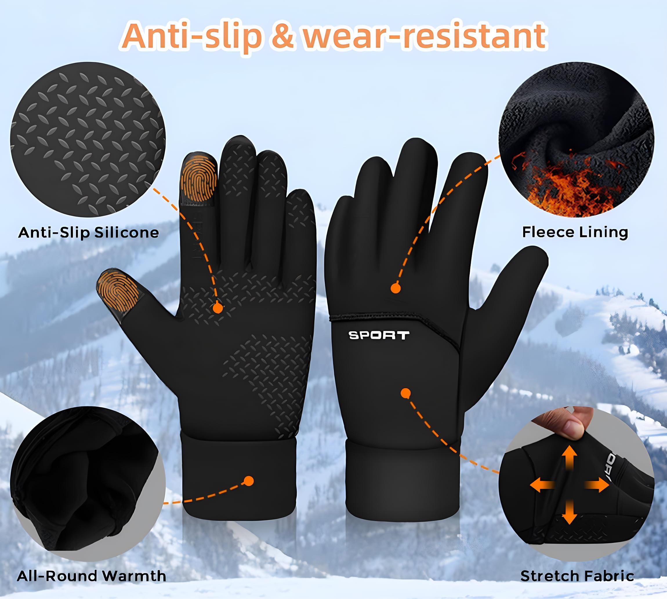 Protezione Dal Freddo, Massimo Grip E Touch: Questi Guanti Termici Per Lo Sci Oggi Costano Pochissimo Emugl7wr