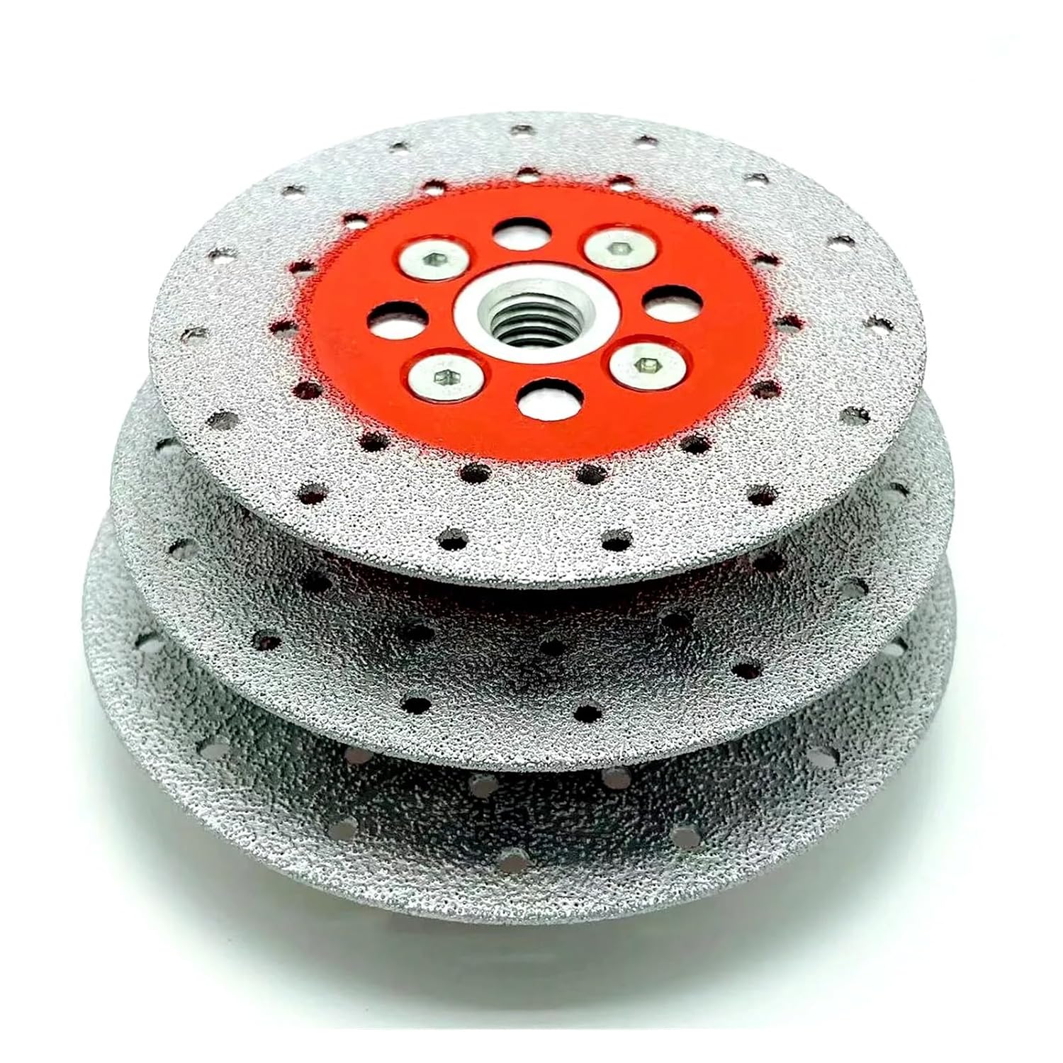 Grinding Wheels,Carving Disc, Thread Shank Vacuum Brazed Diamond Grinding Disc for Angle Grinder Cutting Wheel Saw Blade(105mm,M10 Thread)
