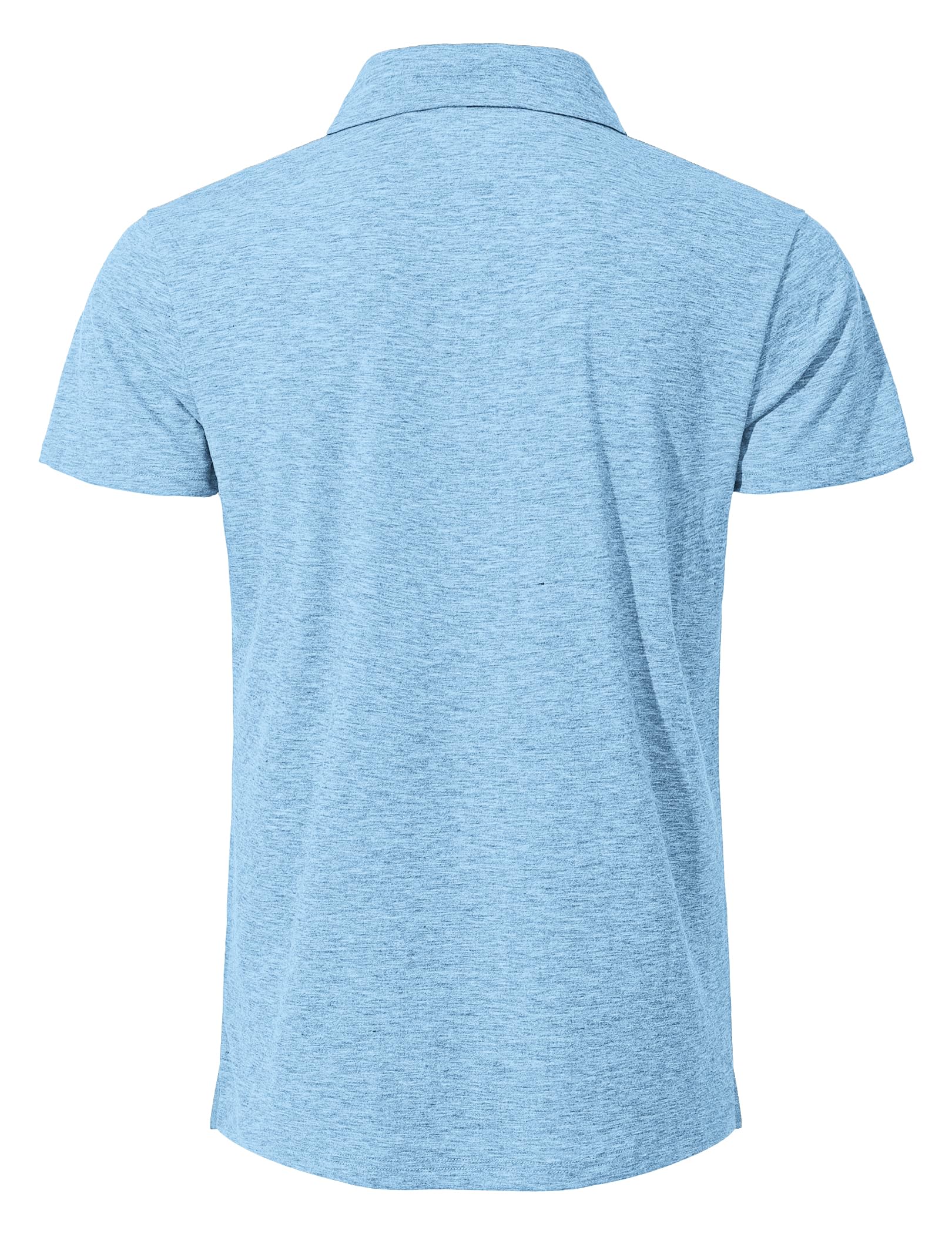 TARAINYA Polo Hombre Algodón Manga Corta Poloshirt con Bolsillo Verano para Oficina Ocio y Golf