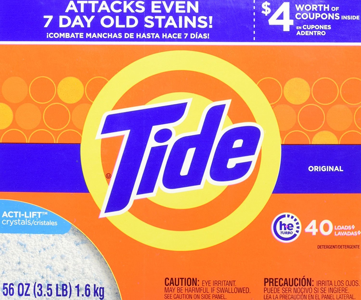 Procter & Gamble 84981 Tide Powder Detergent, 56 oz.