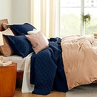 Vista 72 de Bedsure – Juego de colcha ligera con patrón de tejido de canasta, juego de edredón suave para todas las estaciones, incluye 2 fundas de almohada