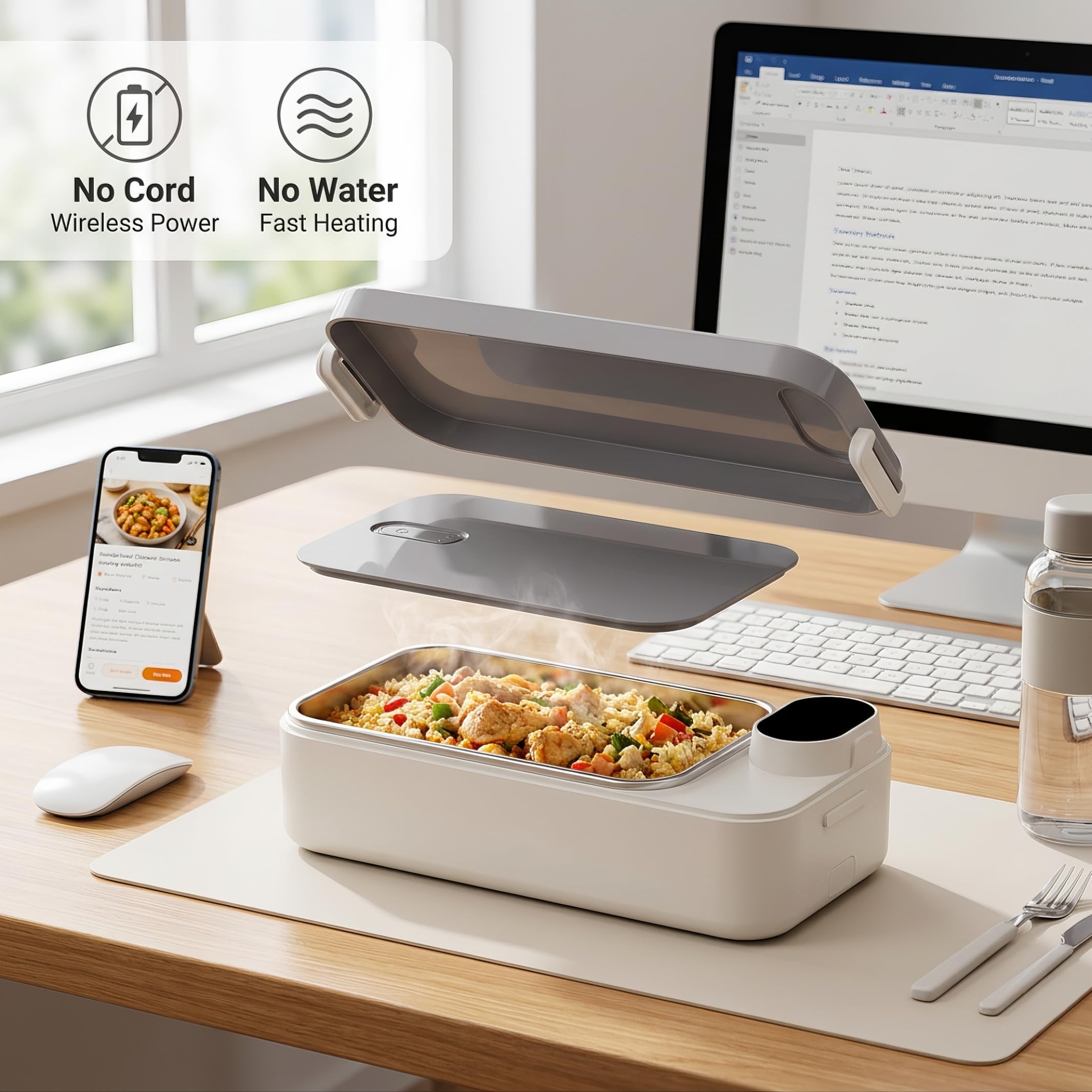 Lunch Box riscaldante, Lunch Box autoriscaldante USB