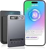 AI Voice Recorder, Note Voice Recorder - Transcribe & Summarize, AI Noise Cancellation Technology, Supports 152 Languages, 64GB Memory APP Control Audio Recorder for Lectures, Meetings, Calls, Gray