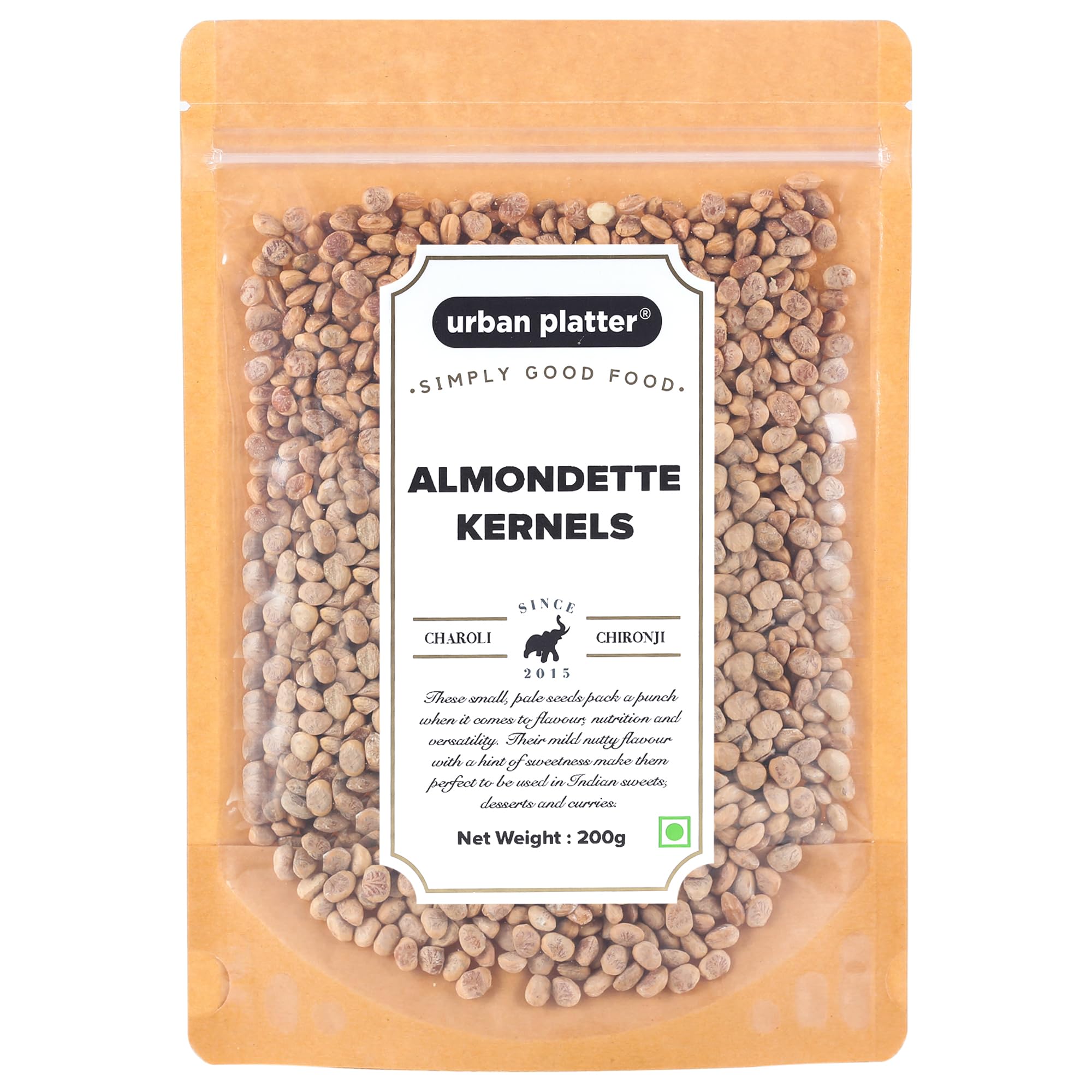 Urban Platter Almondette Kernels (Charoli or Chironji), 200g (B01I5PAFCE) Amazon Price History, Amazon Price Tracker