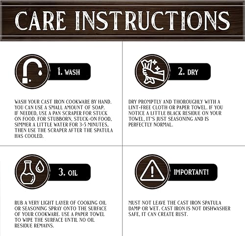 Miniatura 9 de USABEST - Espátula de hierro fundido prémium para hamburguesas, prensa trituradora, regalo único para cocinar y asar hamburguesas