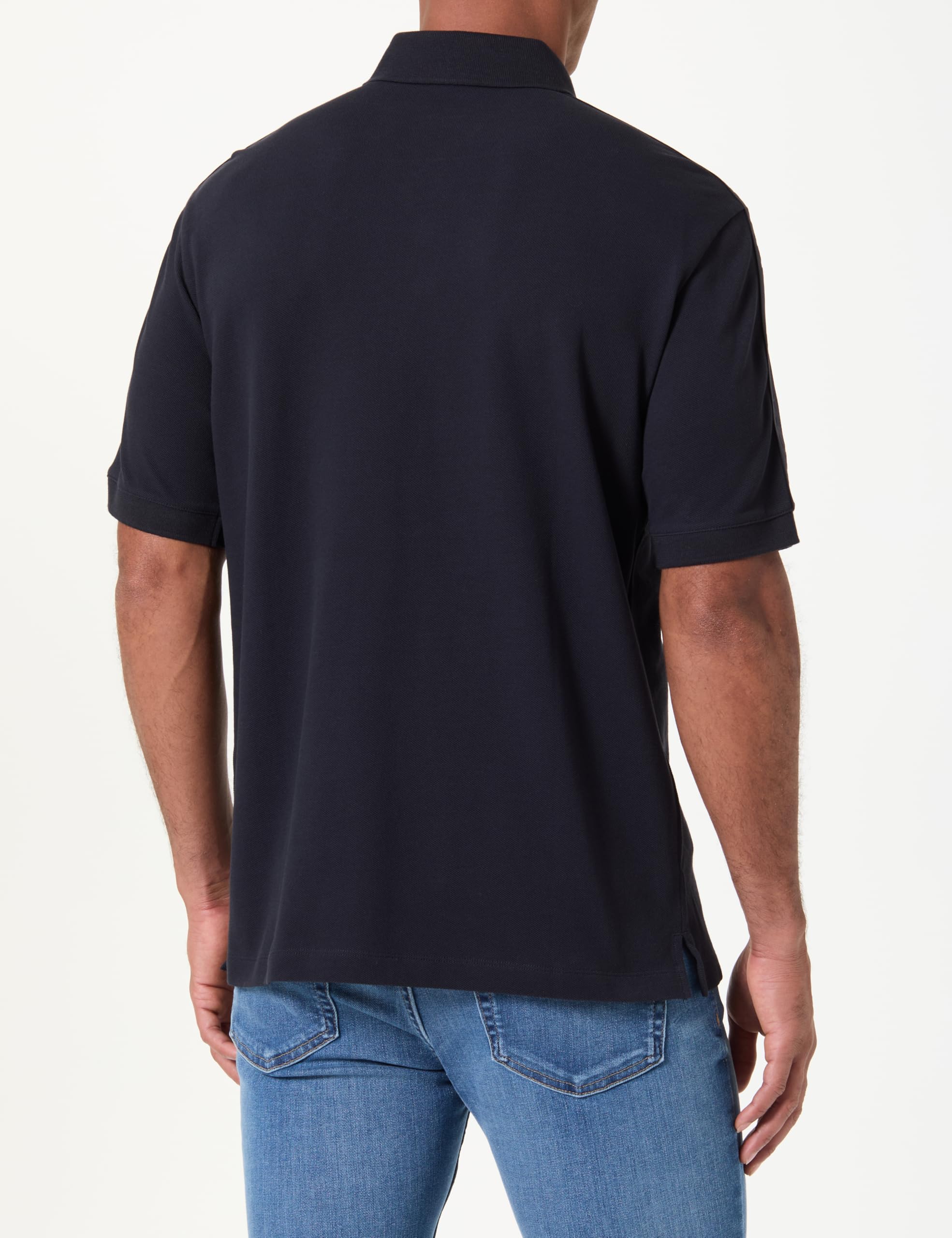 Armani Exchange Essential, Short Banded Logo Sleeve Polo Hombre (Pack de 1)