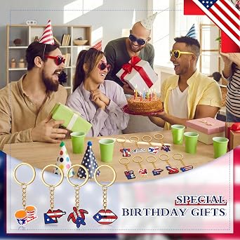 Nosiny 12 Pack Puerto Rico Souvenirs PVC Keychain Charms Puerto Rican Keychains Gift Bulk for Women Men Travel Christmas Gift (Style B)
