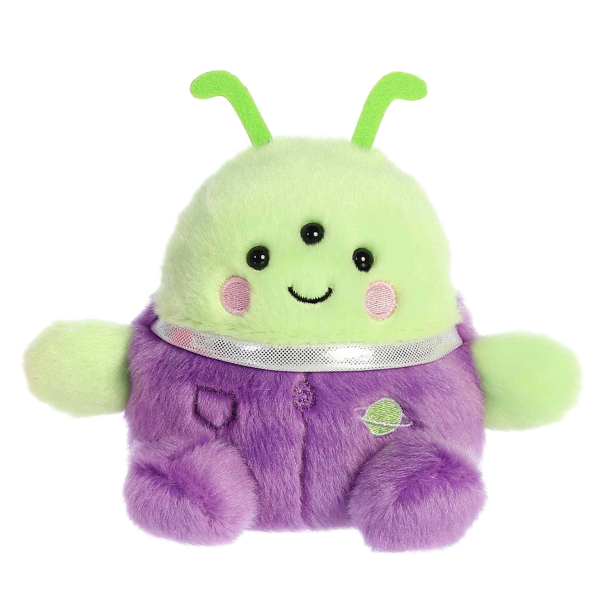 Aurora Adorable Palm Pals Zorg Green Alien Stuffed Animal - Pocket-Sized Play - Collectable Fun - Green 5 Inches