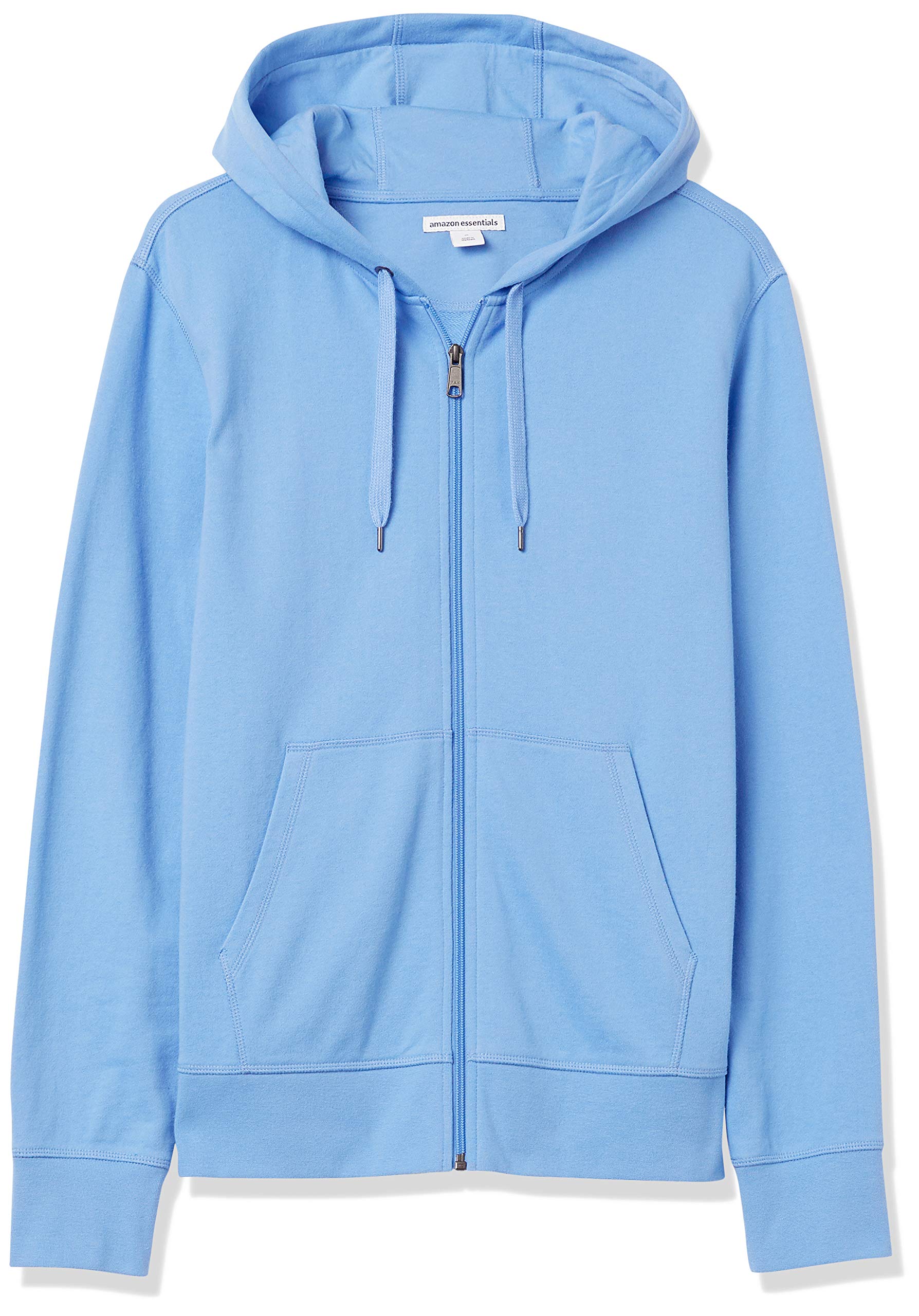 Amazon Essentials Hombre Sudadera Ligera de Felpa Francesa con Cremallera Completa y Corte Cómodo