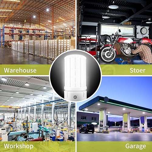 Miniatura 6 de NS Bombilla LED de maíz de 180 W, bombillas LED de maíz de 29000 lúmenes, súper brillante, 5000 K, bombilla de maíz de luz diurna E39, base Mogul