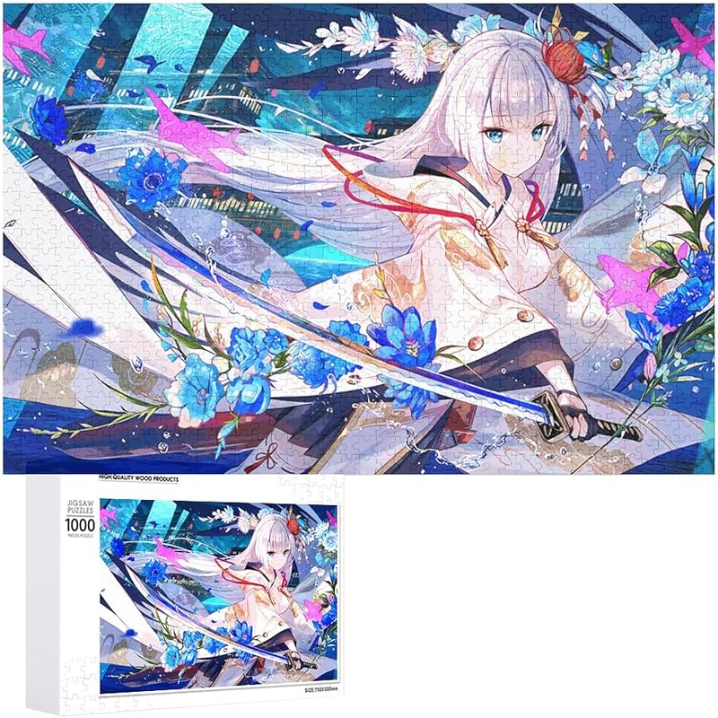 パズル Web限定デザイン 可愛いアニメ柄 アズールレーン 翔鶴 パズル 300 500 1000ピース ジグソーパズル 天然素材 100 木製 大人向け 頭脳開発 集中力鍛錬 暇つぶし ストレス解消 壁掛け キャラクター 漫画 周辺 絵画 萌えグッズ 健康的素材で安全安心 500 Pcs