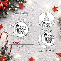 Vista 23 de Happy New Year Ornament for Christmas Tree Decor Merry Christmas Y'all Christmas Metal Snowflake Ornament Xmas Tree Decor Funny Christmas Quotes