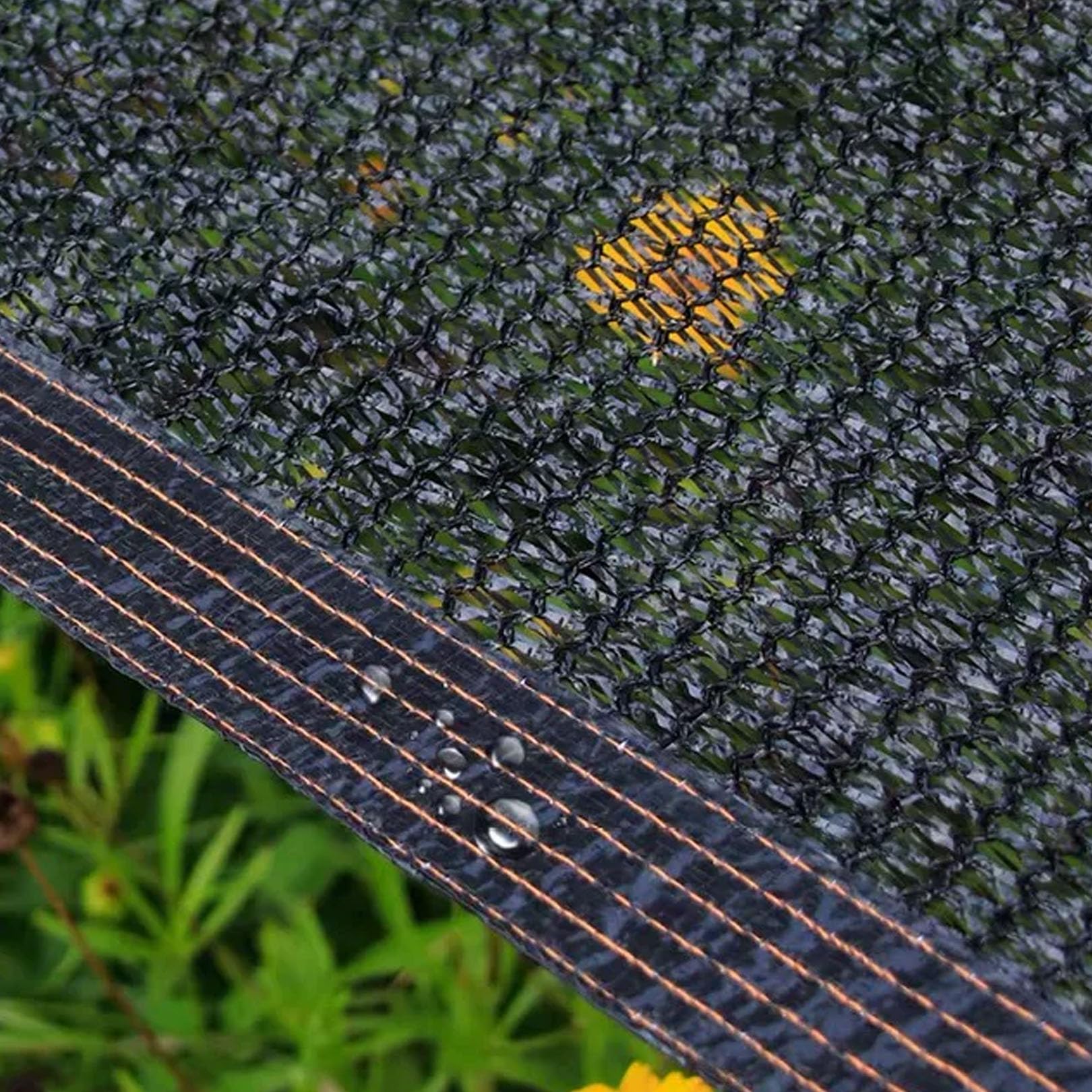 Schattiernetz Schwarz 60-70% Beschattung Sonnenschutznetz für Garten 8x10m