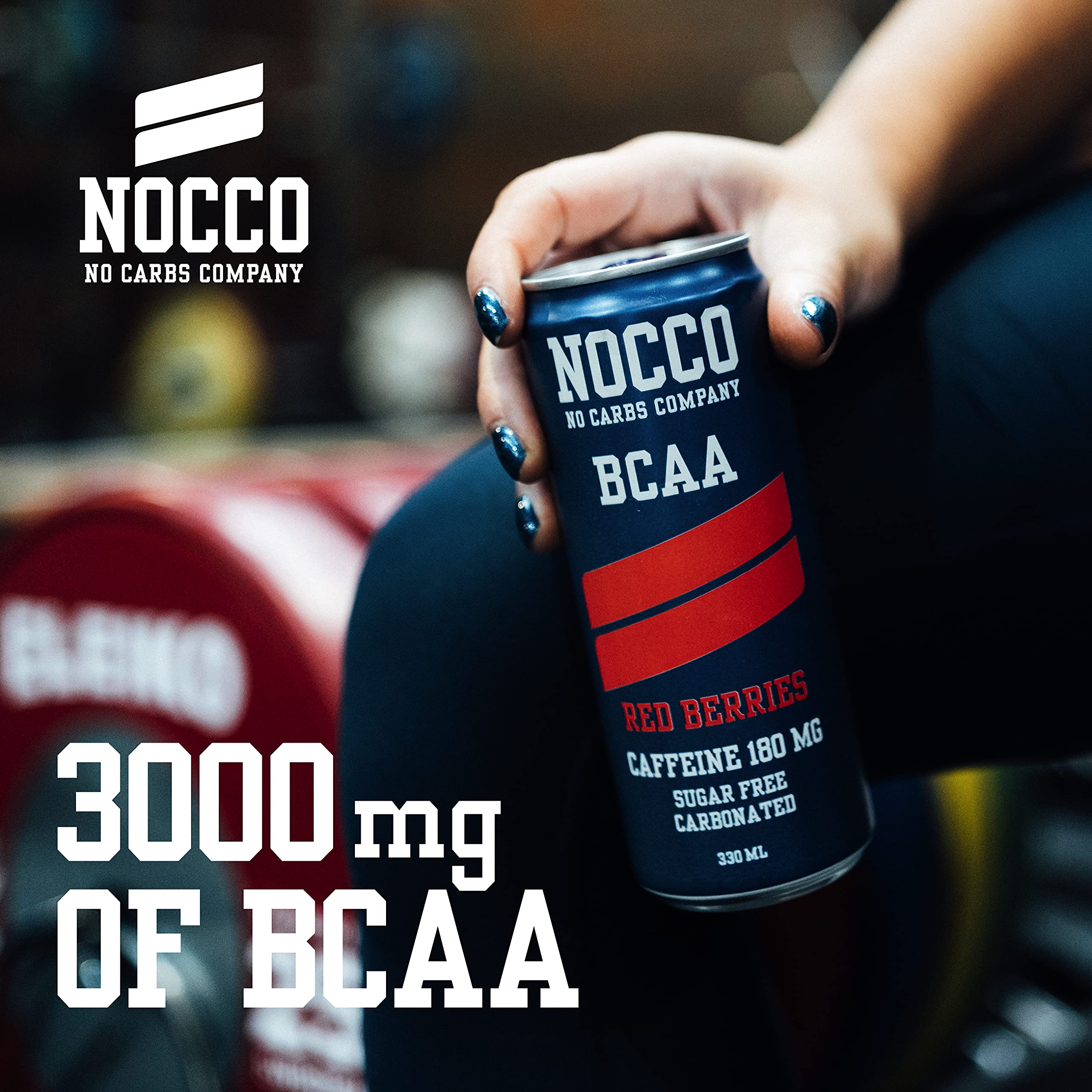 Buy NOCCO Energy Drink BCAA, 180mg Caffeine sugar free drinks