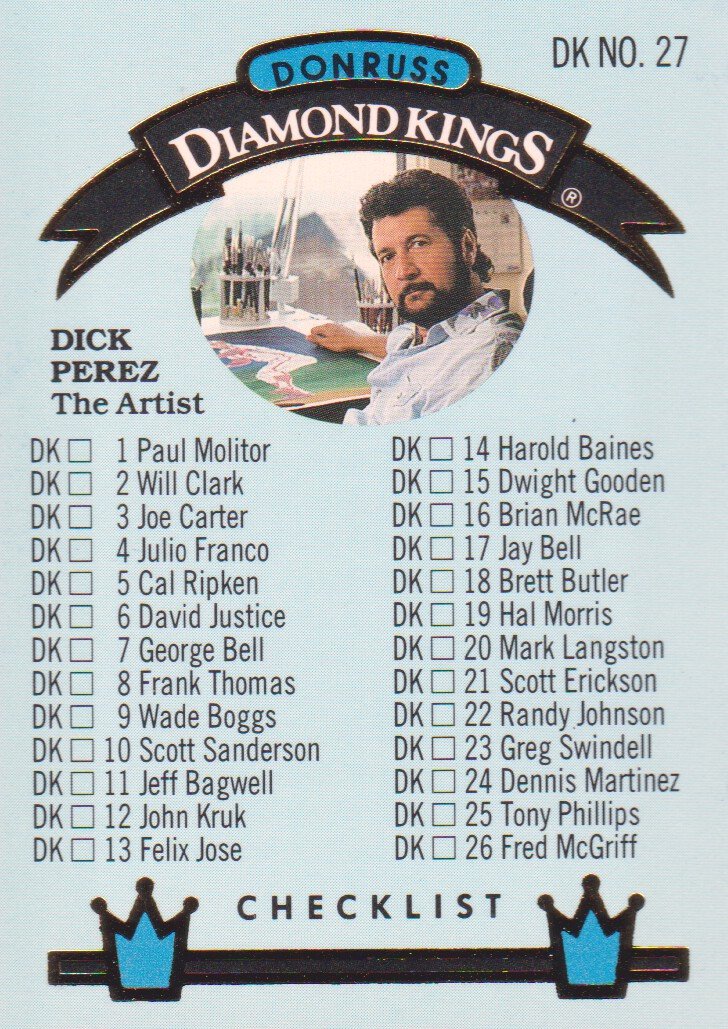 Amazon.com: 1992 Donruss Baseball Diamond Kings #DK-27 CL
