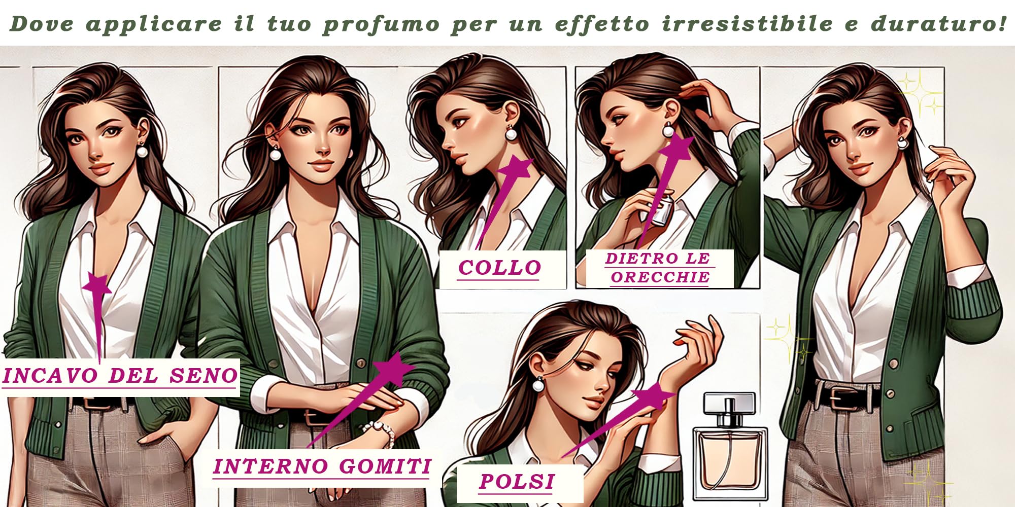 Profumo Donna Equivalente e Compatibile con 33ml - Profumi Equivalenti da Viaggio - Eau de Toilette (212 Sexy)