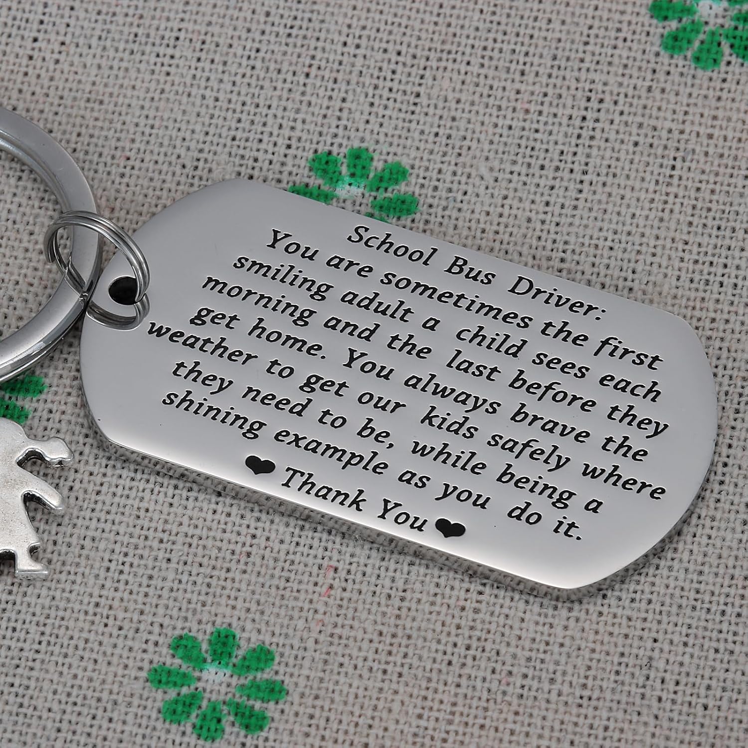 Bus Driver Appreciation Gifts Keychain for Men Women Male Retirement Present Funny Retired Super Bus Driver School Bus Keychain - Image 6