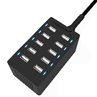 SABRENT Ciabatta Multipresa, Caricatore portatile USB multiplo