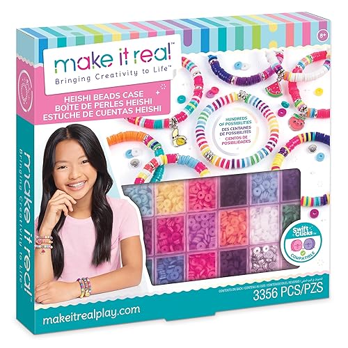 Make It Real Swift Clicks Heishi Bracelet Maker Beads with