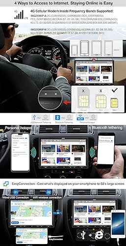 Miniatura 3 de Pantalla QLED de 10.1 pulgadas Receptor de video ATOTO S8 Ultra Plus en el tablero, Carplay inalámbrico y Android Auto, Bluetooth dual con aptX HD,