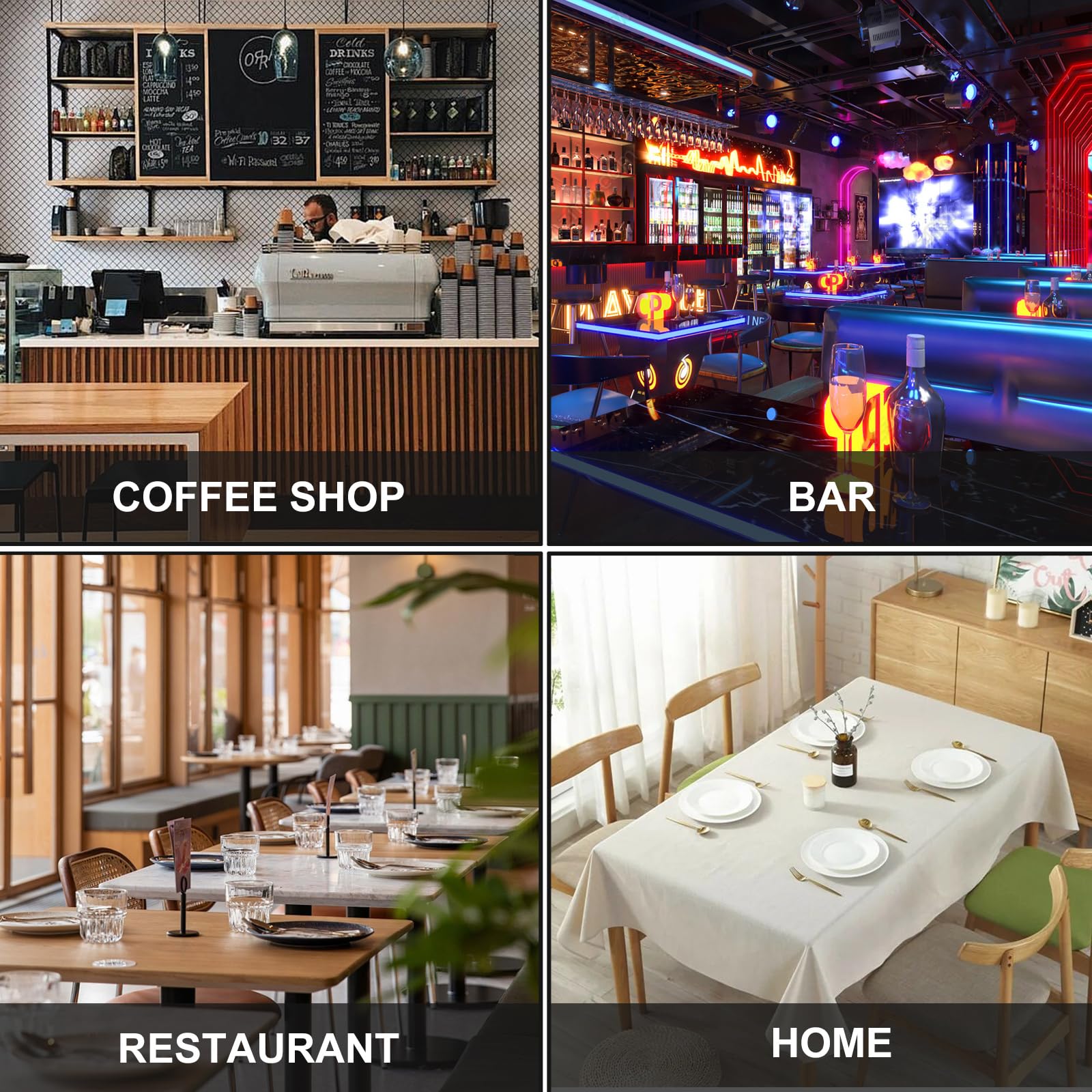 2 PCS 24"x 12" Rubber Bar Mats, Non-Slip Bar Service Spill Mat, PVC Bar Service Mat, Restaurant Kitchen Counter Bar Pad for Counter Top, Cafe, Bar, Kitchen, Restaurant, Hotel