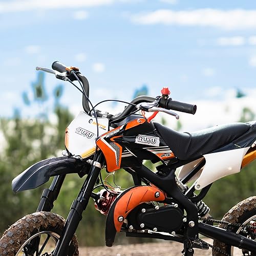 Miniatura 5 de RUTU - Manillares de 78 pulgadas para moto de cross para niños de 49-70 cc, barra de mango resistente para 2 tiempos ATV Dirt Bike KX, scooter