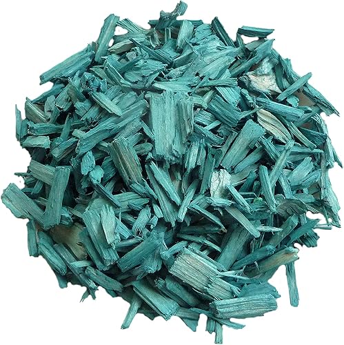 mamikatou Copeaux de Bois paillage Deco Turquoise en 5L 