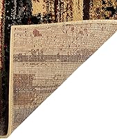 Vista 7 de Unique Loom Saturn Collection - Alfombra de área Vue (Runner 2 pies 2 pulgadas x 5 pies 0 pulgadas, multi/beige)