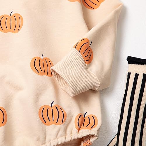 Miniatura 8 de Baby My First Halloween - Conjunto de ropa para niñas, conjunto de pantalones y sudadera