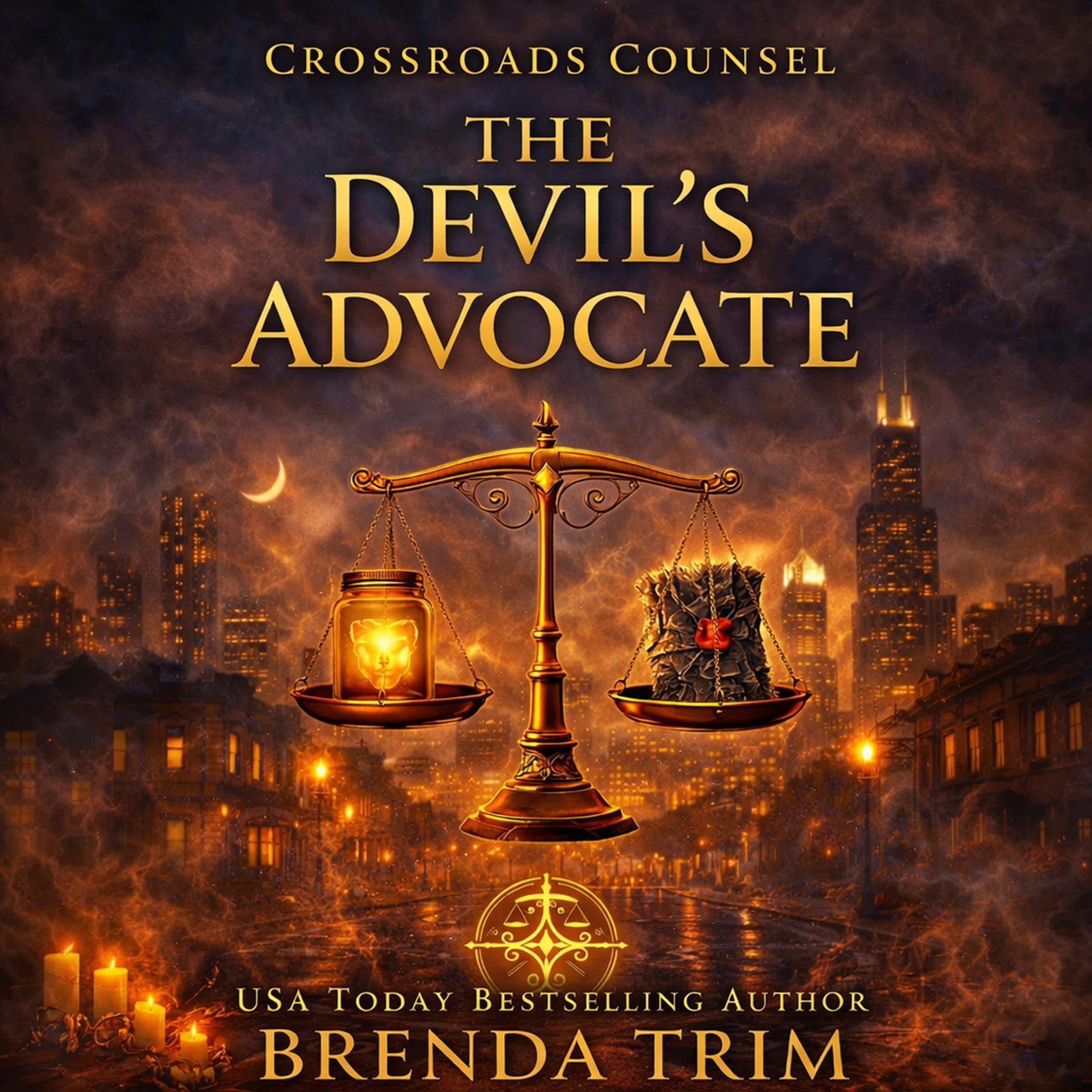 Cover art for The Devil's Advocate: Paranormal Women's Fiction (Crossroads Counsel, Book 1)