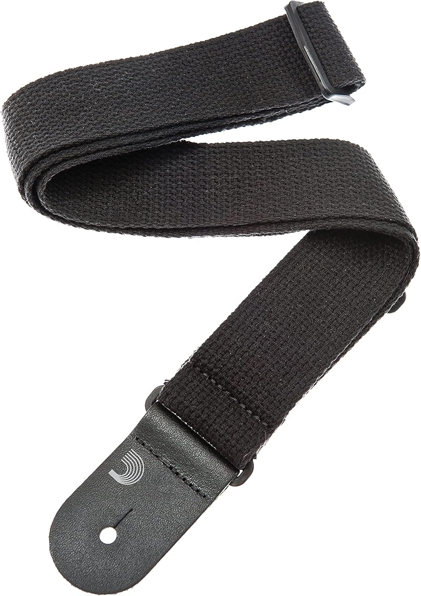 Correa de algodón D'Addario 50MM negra (50CT00)